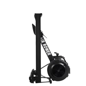 Foldable Air Rower with LED Display 150kg Capacity Quiet Operation Home Use 0-10 Adjustable Air Resistance