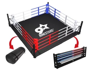 Foldable Boxing Ring Portable Custom Logo Boxing Arena for Training Competition Indoor Outdoor Use