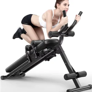 Foldable Commerical Core Power Machine AB Abdominal Coaster Trainers Exercise Machine with LCD Display