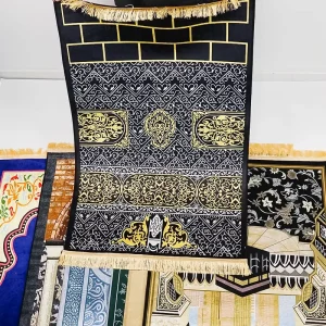 Foldable Educational Janamaz Islamic Sajadah Travel Padding Turkish Namaz Prayer Rug Mats