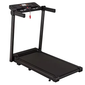 Foldable Electric Treadmill Portable Motorized Running Machine Safety Key LED Display Home Cardio Fitness Equipment