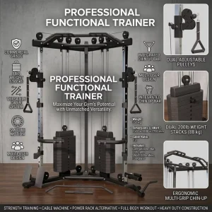 Foldable Gantry Squat Rack YH 9003 Multi Functional Trainer Home Bench Press Station Heavy Duty Steel Fitness Equipment