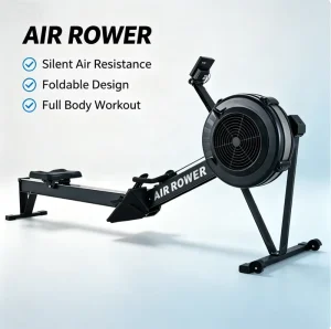 Foldable Indoor Air Resistance Rowing Machine for Home Gym