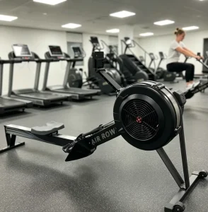 Foldable Indoor Rower with Ergonomic Frame and Adjustable Tension for Full Body Cardio