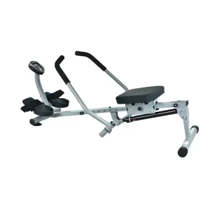 Foldable Iron Rower with Hydraulic Cylinder Adjustment for Indoor Use