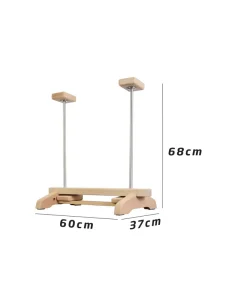 Foldable Lightweight Handstand and Yoga Blocks for Bodyweight Training and Gymnastics
