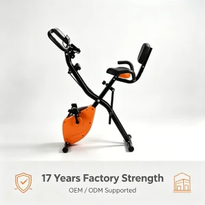 Foldable Magnetic Exercise Bike with 8 Resistance Levels