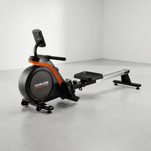 Foldable Magnetic Rowing Machine, Quiet Belt Drive, Adjustable Resistance, Home Gym, Full Body Workout