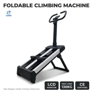 Foldable Magnetic Stair Climber 150KG Capacity Silent Non-Slip Pedal Steel Home Gym