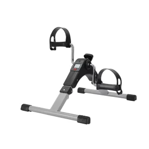 Foldable Mini Pedal Exerciser with Digital Display and Adjustable Resistance for Arm and Leg Rehabilitation