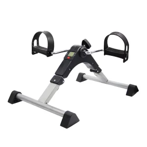 Foldable Mini Stepper Exercise Bike Portable Leg Exerciser Steel LCD Display for Home Use