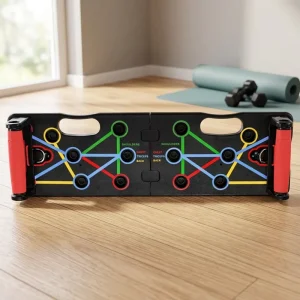 Foldable Multifunctional Portable Push-Up Board for Chest, Arm, and Upper-Body Strength Training