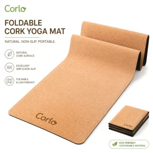 Foldable Non-Slip Portable Yoga Exercise Mat for Home Gym Workout
