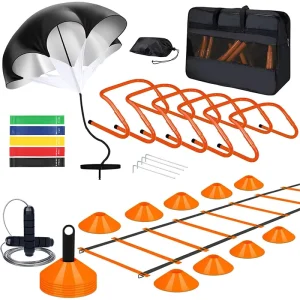 Foldable Plastic Agility Ladder Set Eco-Friendly Speed Training Equipment for Football Soccer Kids Youth