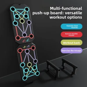 Foldable Push-Up Bars for Chest, Back, and Abdominal Strength Training