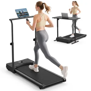 Foldable Smart Control Vibration Fat Loss Machine Silent Motor Under Desk Portable Home Workout Walking Pad