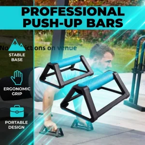 Foldable Stackable Push-Up Bars, Portable Ergonomic Arm Workout Equipment
