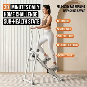 Foldable Stainless Steel Stepper Stair Climbing Machine for Home Strength Training