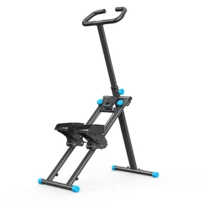 Foldable Stair Climber Exercise Stepper for Mountain Home Use with ABS and Steel Construction