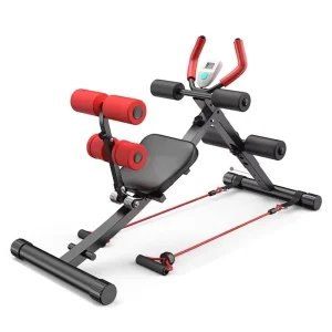 Foldable Steel Abdominal Crunch Machine for Unisex Waist Shaping and Belly Tightening Commercial Use Exercise Bench