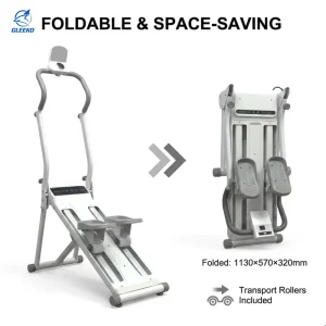 Foldable Steel Stair Climber Machine Model 3508ZZ Anti Slip Adjustable Home Use Gym Cardio Equipment