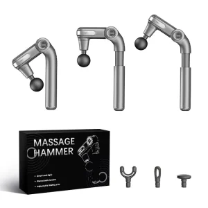 Foldable Stretchable Multifunctional Handle Deep Tissue Back and Full-Body Massage Gun