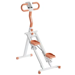 Foldable Vertical Mountain Climber Mini Stepper with Adjustable Handrail, Silent, for Home