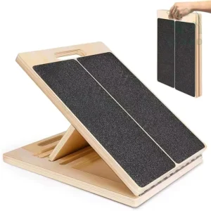 Foldable Wooden Incline Board for Calf Stretching