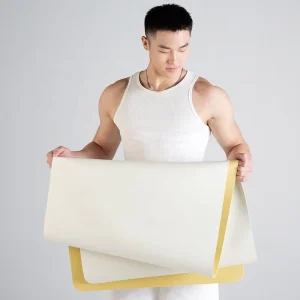 Folding 1.5mm Travel Yoga Mat Foldable Outdoor Exercise Portable Lightweight Natural Rubber