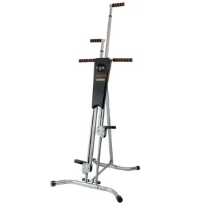 Folding Cardio Vertical Climber Fitness Like Climbing Exercise Machine Stepper with 5 Holes to Adjust