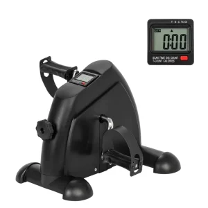 Folding Leg and Arm Training Under Desk Mini Exercise Bike Pedal Trainer for Home