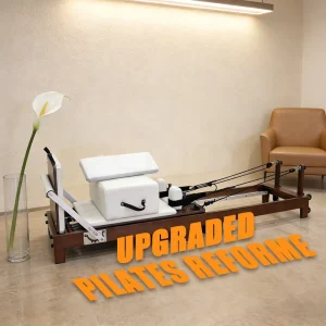 Folding Pilates Equipment with Walnut Wood for Studio and Home Use