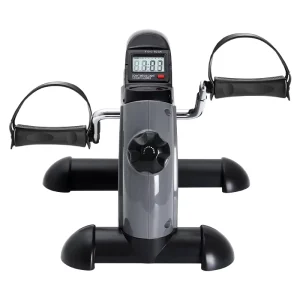 Folding Portable Stepper Pedal Exercise Bike for Home Use with Adjustable Resistance