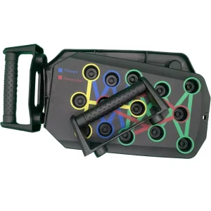 Folding Push-Up Board with Sit-Up Bar for Home Exercise