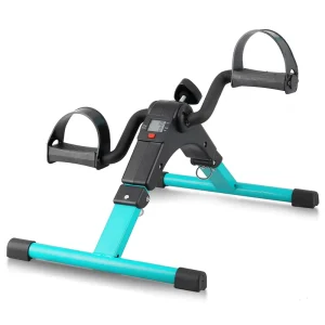 Folding Under Desk Bike Pedal Exerciser for Arm and Leg Medical Fitness Exercise, Mini Portable Home Workout