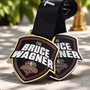 Football Club Metal Medals, Gold or Silver, Die-Cast Zinc Alloy, Enamel Logo, 3D, for Soccer Competitions