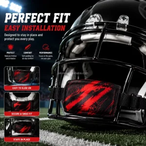 Football Helmet Chin Strap Cover for American Football and Lacrosse