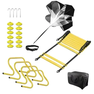 Football Speed and Agility Training Set with Agility Cones