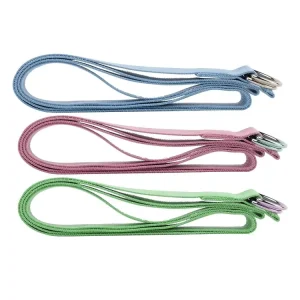 For Stretching Yoga Strap with Loops Non Elastic Anti slip Durable Eco friendly for Yoga Pilates