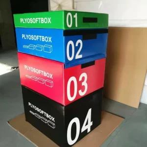 Four-Level Gym Plyometric Soft Jump Box