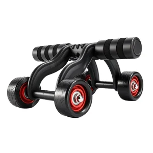 Four-Wheel Ab Wheel for Core Strengthening