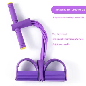 Four pipe and Six pipe Foot Pedal Resistance Trainer for Shoulder Opening Beautiful Back Sit up Assistance Yoga and Fitness