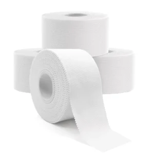 Free Sample Easy Tear Athletic Tape Zinc Oxide Sports Tape with Serrated Edges Cotton Fabric Ideal for Gymnastics