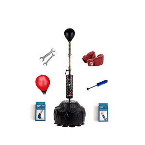 Free Standing 360 Reflex Punching Bag Stand Eco-friendly Black Boxing Bag with Water & Sand Filling