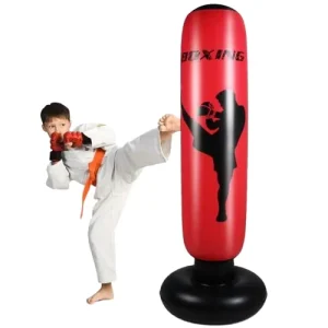 Free Standing PVC Inflatable Heavy Punching Bag 160cm for Adults and Kids, Water and Sand Filled
