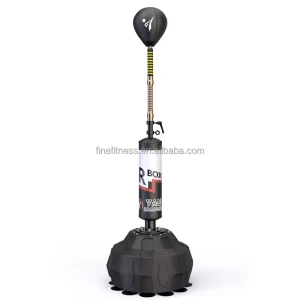 Free Standing Steel Cobra Reflex Punching Bag with Sand-Filling Pedestal Boxer Training Tool