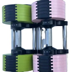 Free Weight Gym Fitness and Strength Training Adjustable Dumbbells 36kg 2kg/step Home Use