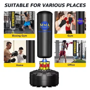 Freestanding PU Boxing Bag and Punching Sandbag with Water Base for MMA Training