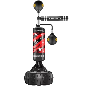 Freestanding Punching Bag with Speed Ball and Rotating Boxing Bar for Adults and Kids