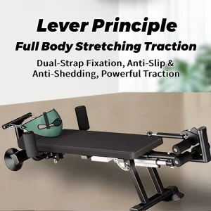 Full Body Tensioner Stretching and Traction Device for Lumbar and Cervical Spine